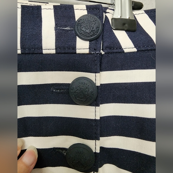 Express Striped Sailor Ankle Pants - Picture 5 of 9